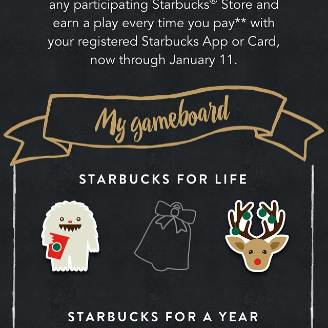 Did anyone get the middle game piece? starbucks starbuck… Flickr
