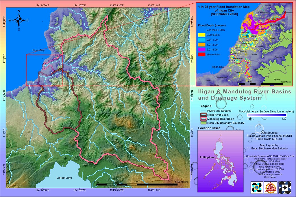 Map 10 Iligan and Mandulog River Basins and Drainage Syst… Flickr