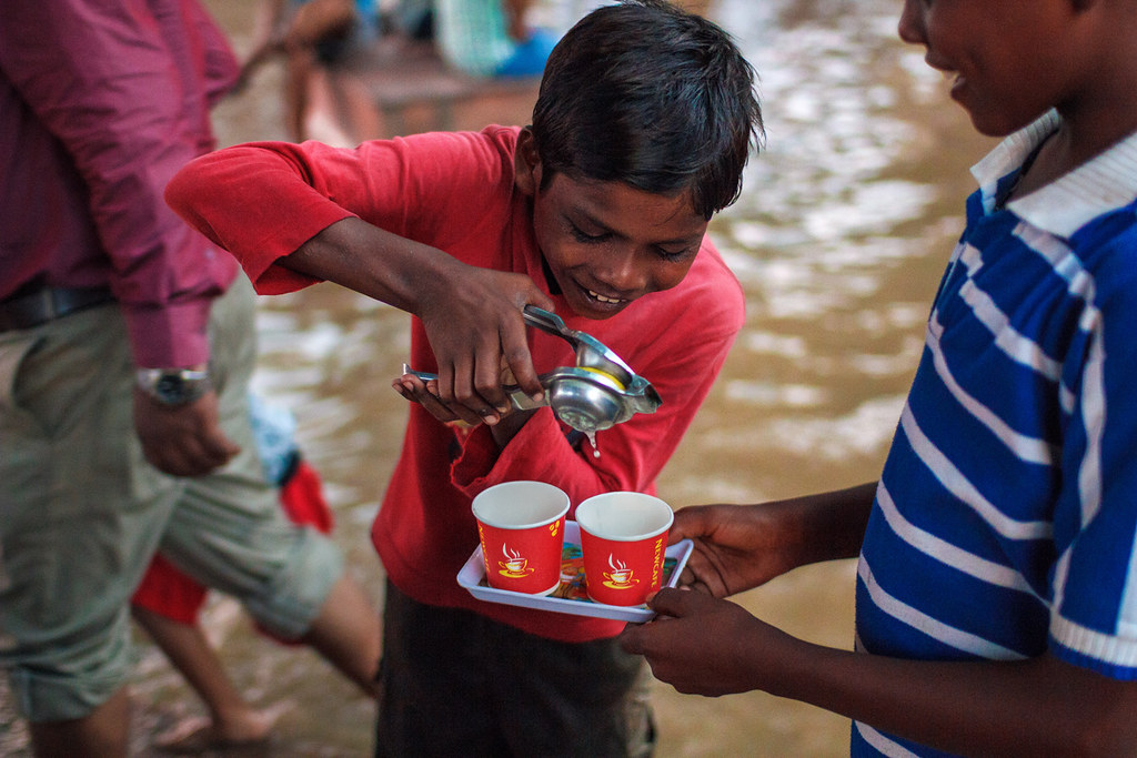 Tea Boy Varanasi, India Rahul preparing some lemon tea. Be… Flickr