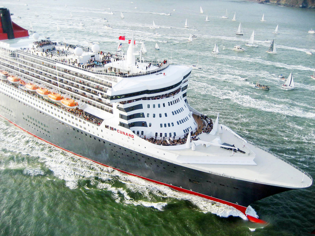 The Arrival of the Queen Mary 2 Cunard's Queen Mary 2, the… Flickr