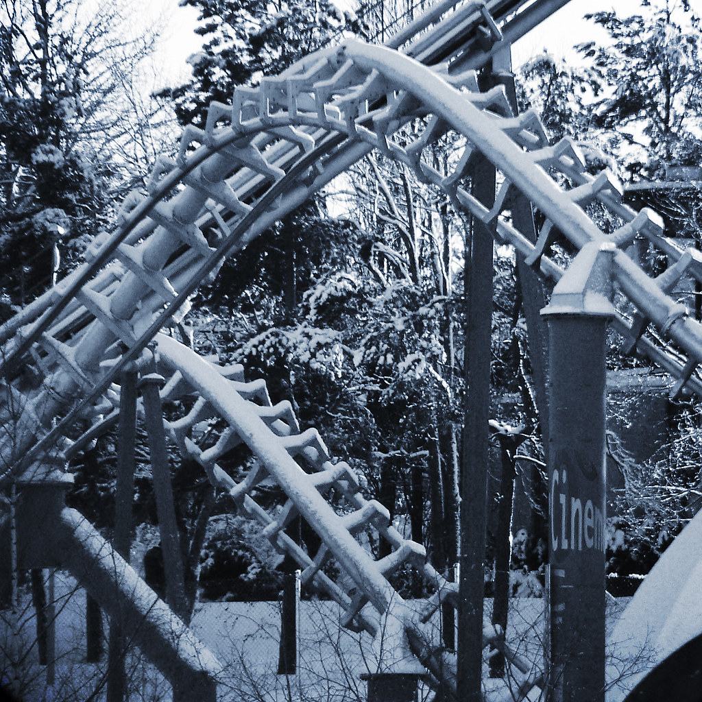 Corkscrew Detail from the Corkscrew rollercoaster in Särkä… Flickr