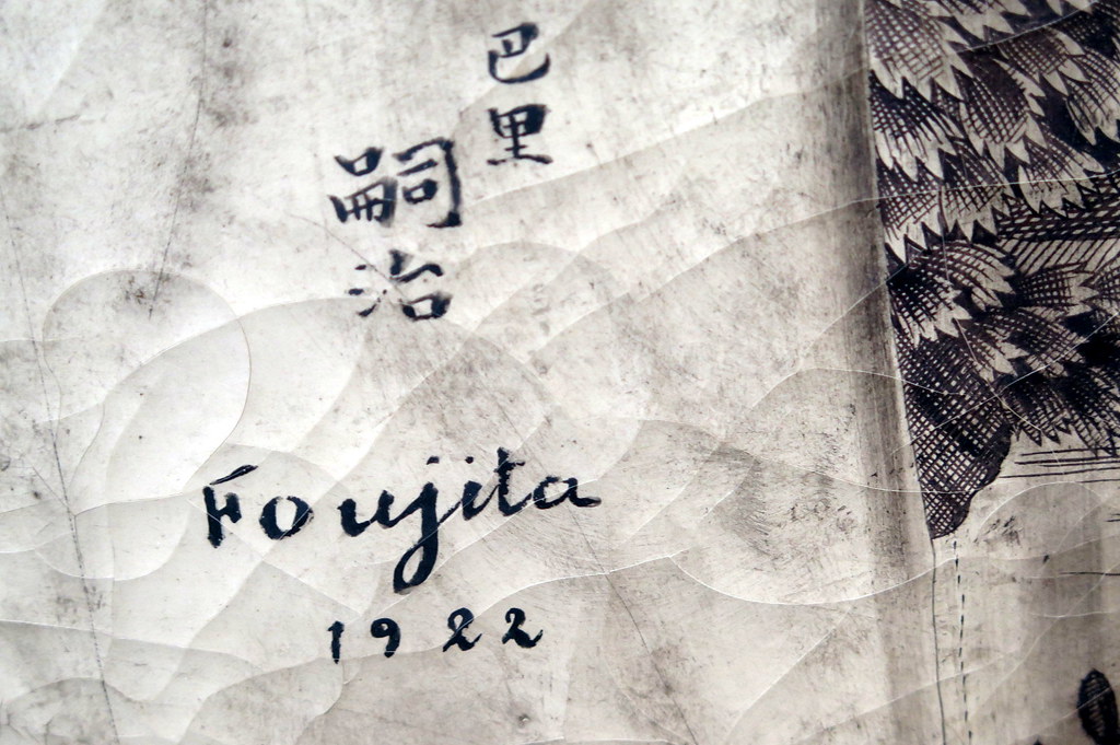 Nu couché à la toile de Jouy by Foujita Signature Flickr