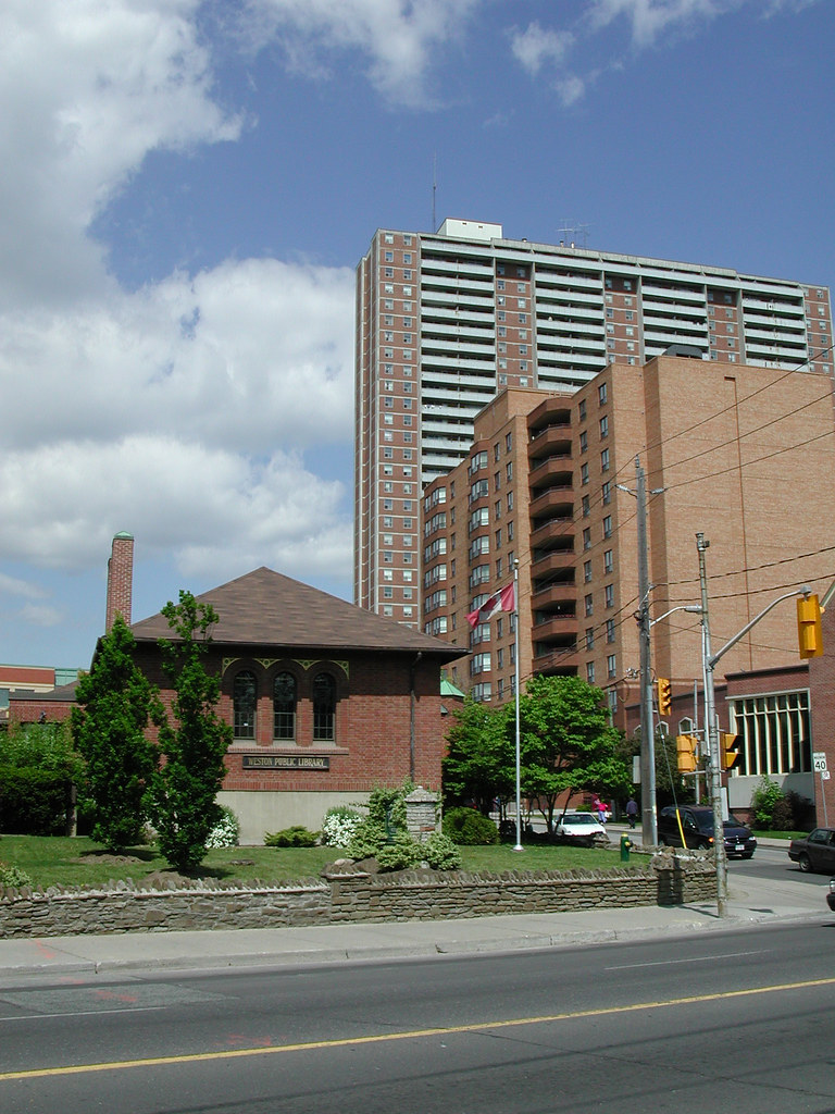 Old and new Here is a shot of the Weston Public Library ne… Flickr
