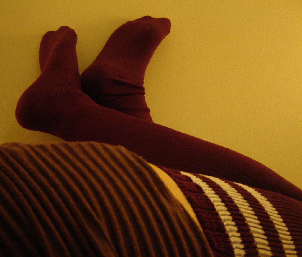 Soccer Socks Brown 02 Thighhigh thick soccer socks by Ame… Flickr
