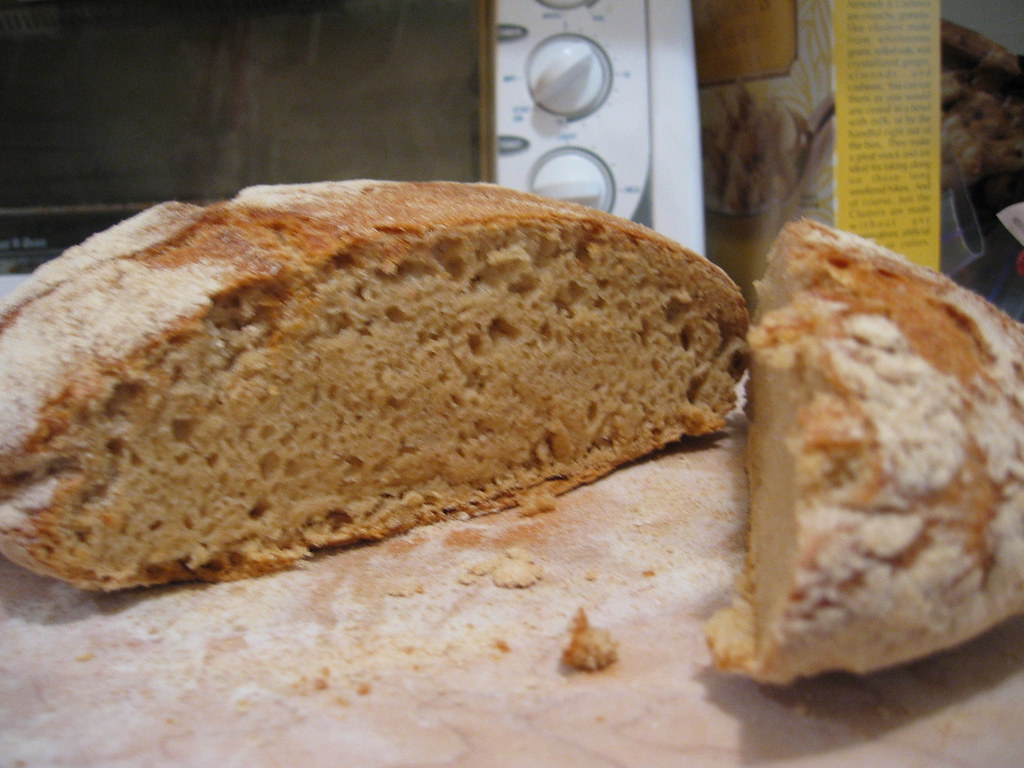 no knead bread I used King Arthur White Whole Wheat Flour