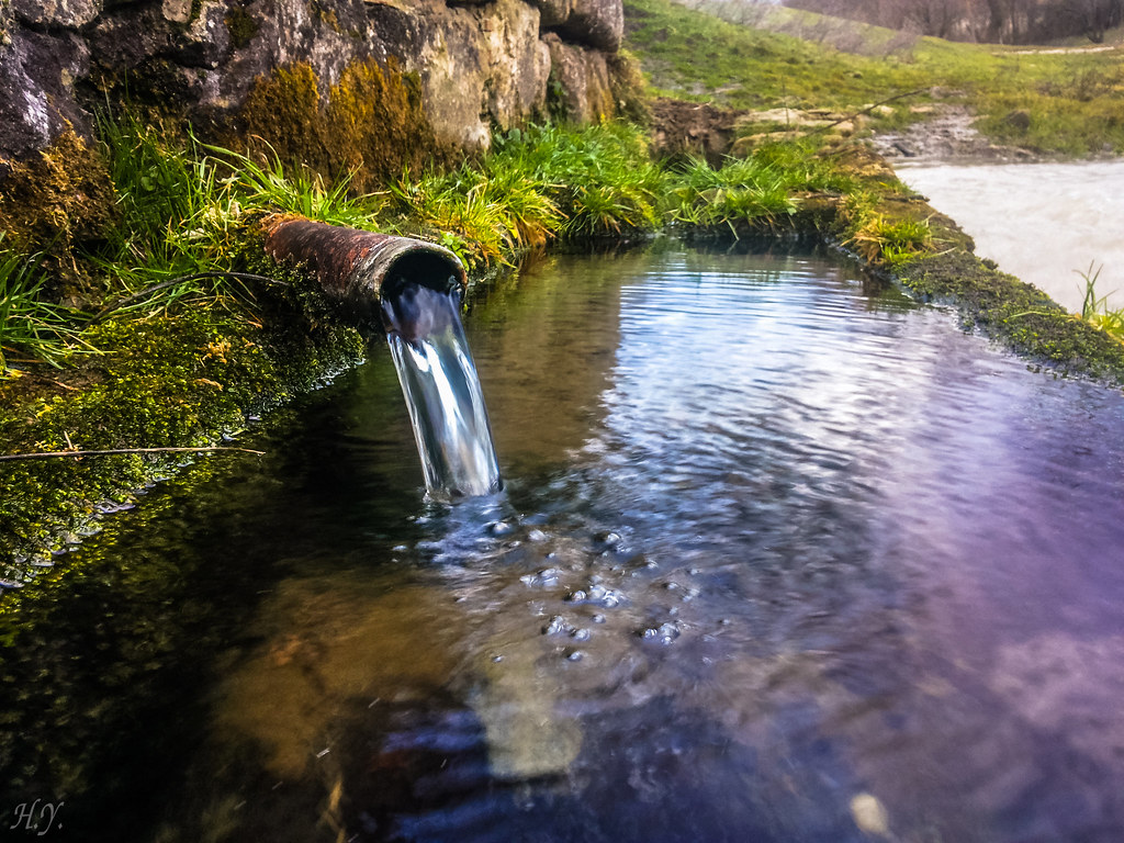 Pure natural water from the heart of nature! This fountain… Flickr