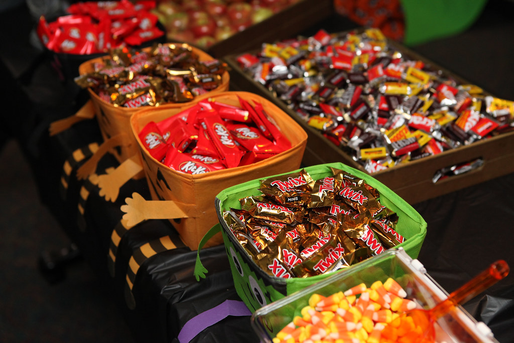 Candy! Lots of candy at a Halloween Party. Steven Miller Flickr