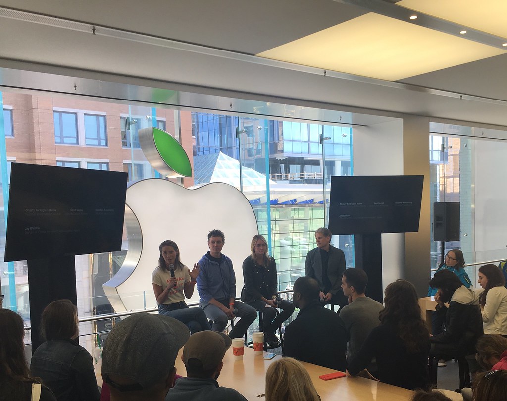 Christy Turlington Burns Apple Store Boylston Street Boston, MA