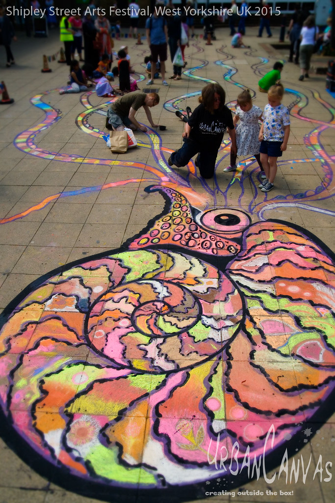 Nautilus 2015 Pavement art at The Shipley Arts Festival, W… Flickr