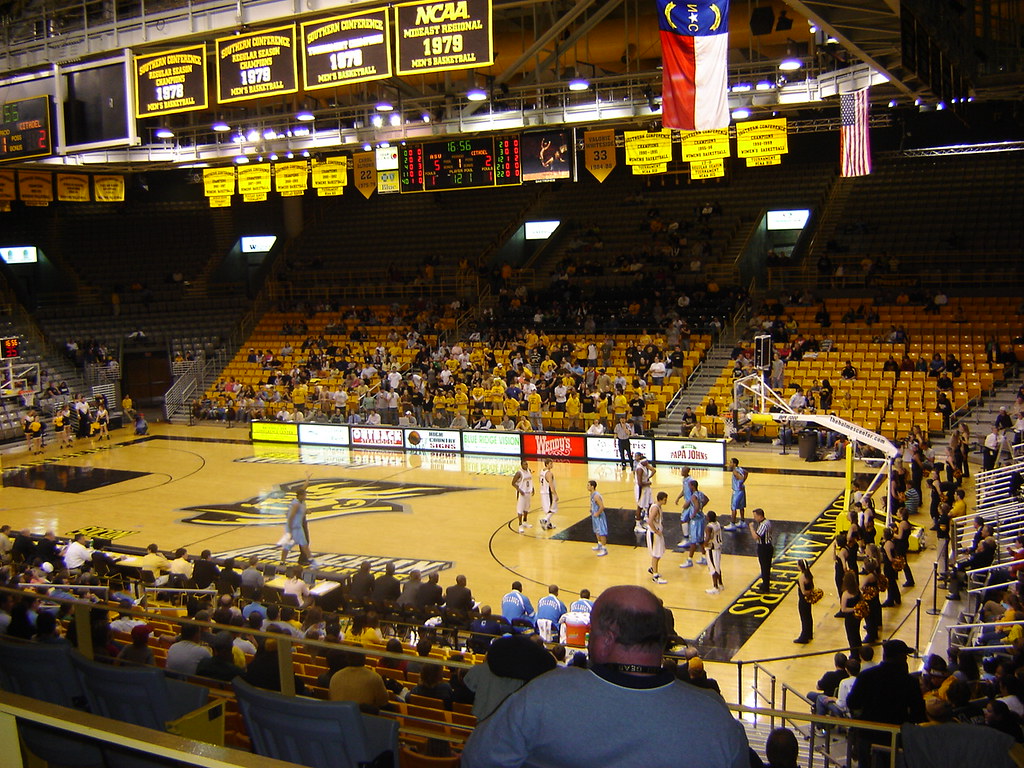 ASU Men's basketball Holmes Convocation Center, Boone, NC Katie Bonk Flickr