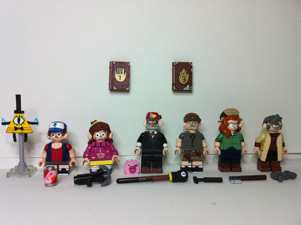 Better Look At The Gravity Falls Figures a photo on Flickriver