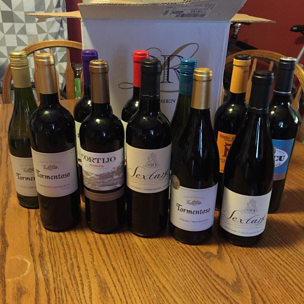 I apparently haven't picked up my wine from wine club in a… Flickr