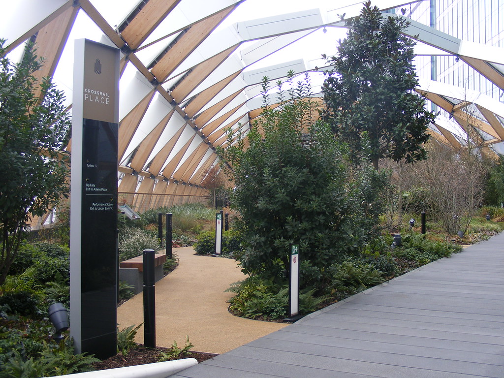 Crossrail Place Roof Garden Crossrail Place Roof Garden gr… Flickr