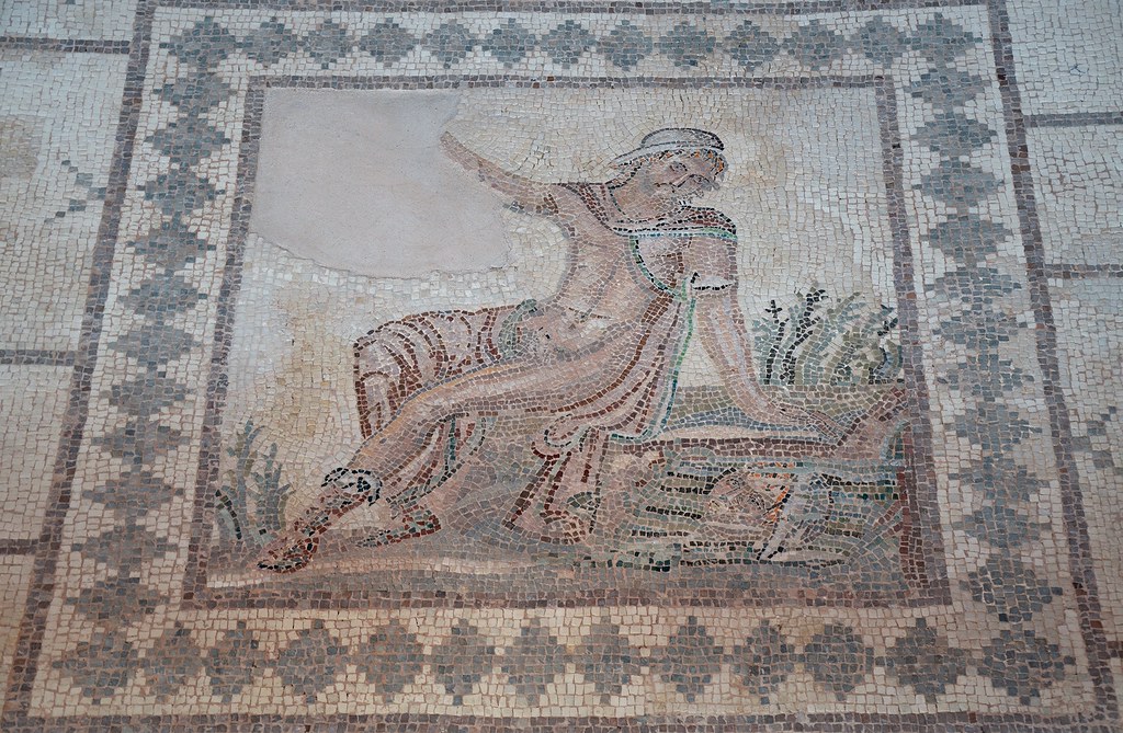 Mosaic of Narcissus, from the House of Dionysos, late 2nd/… Flickr