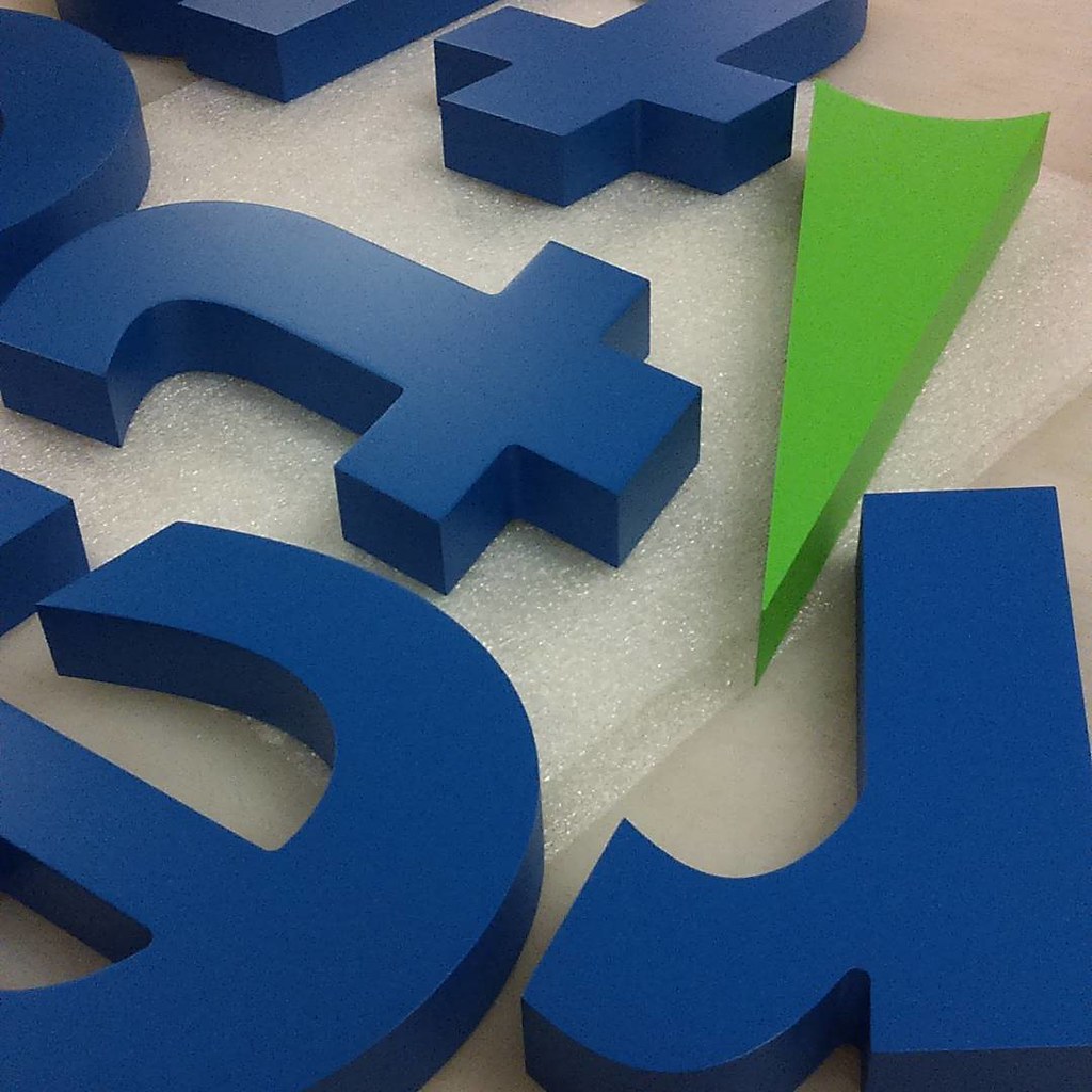 Cut out Acrylic letters from an online order, they are rea… Flickr