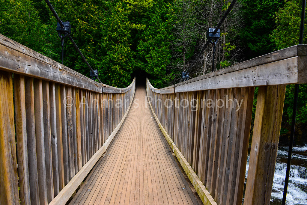 Wooden Bridge, Bellfountain Park Ahmar N Flickr