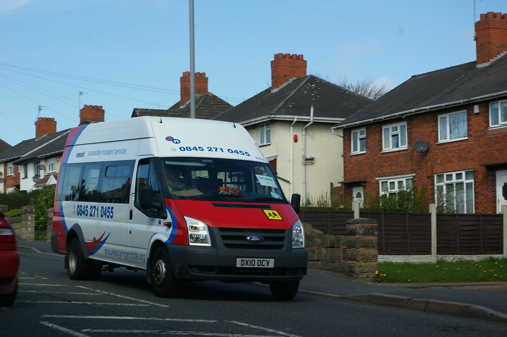 West Midlands.Ring & Ride.2010 Ford Transit.DX10OCV 1053. Flickr