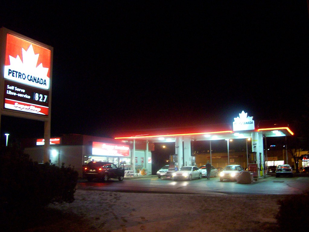 The PetroCanada station at the corner of Clyde Avenue and Baseline in