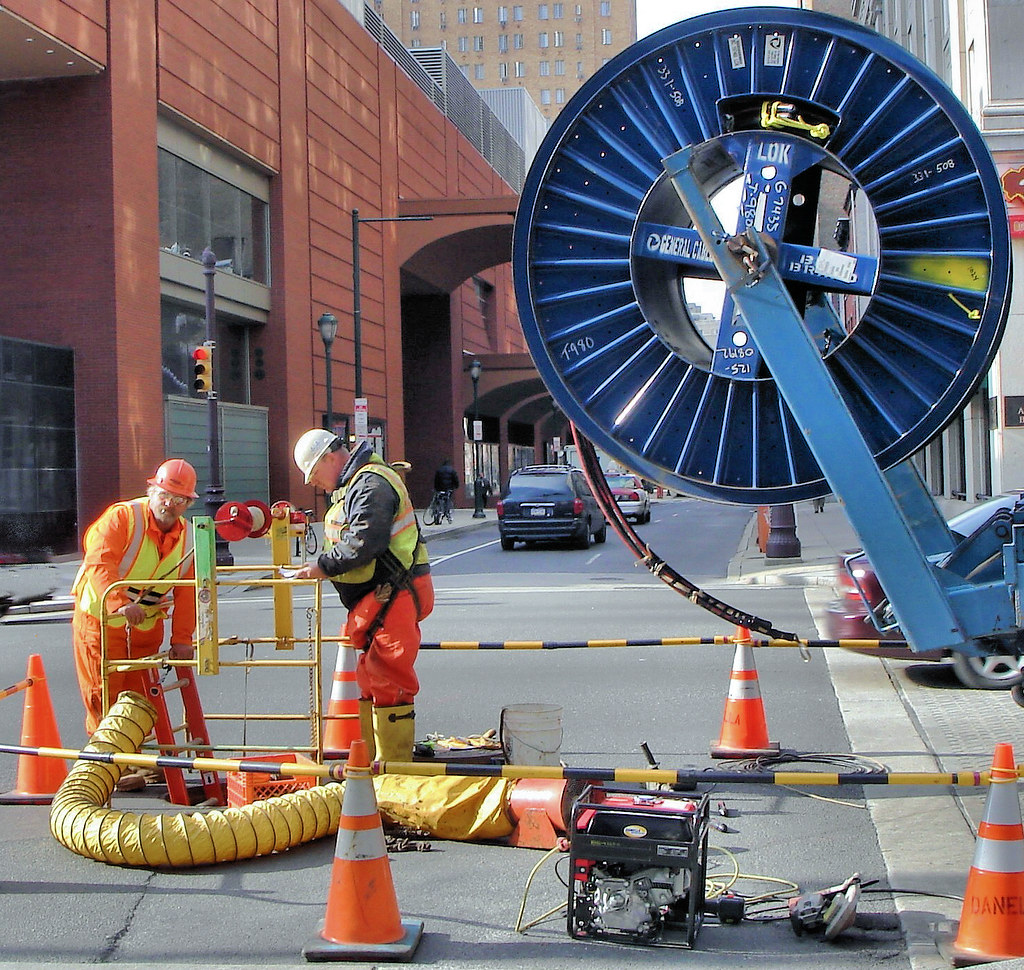 Philadelphia Water Department Workers at Broad & Spruce St… Flickr