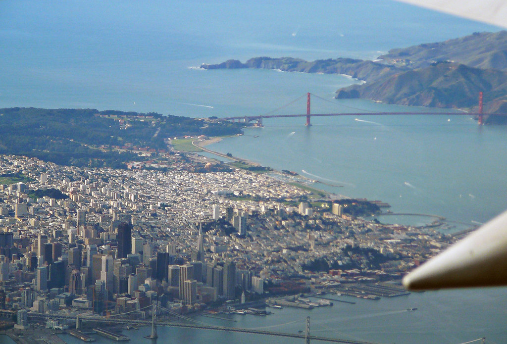 San Francisco From The Plane So, here I am... back from my… Flickr