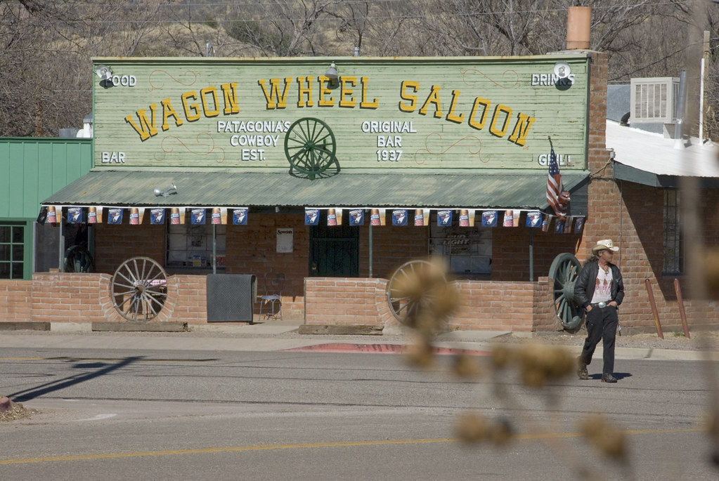 Patagonia, Arizona One of the saloons in town billandkent Flickr