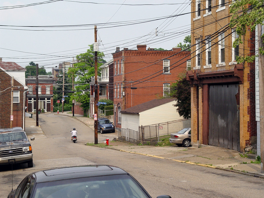 Polish Hill, Pittsburgh Looking down Dobson Street. Flickr
