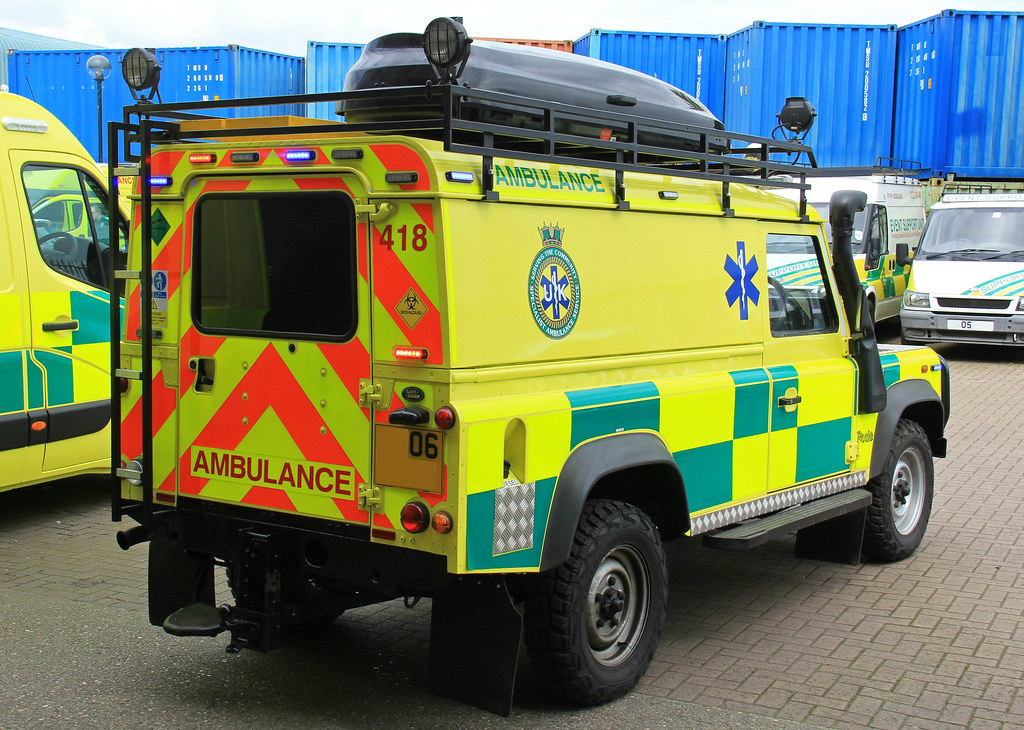 UK Specialist Ambulance Service Land Rover Defender All Te… Flickr