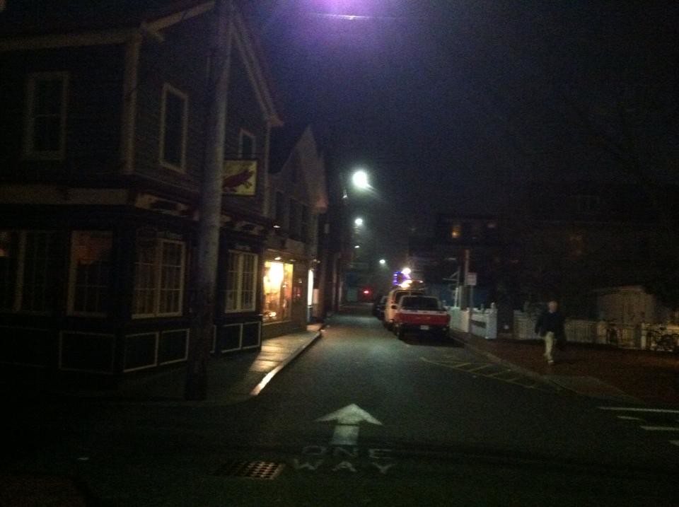 By Amy Davies Shhhhh! It's 616pm commercial street is slee