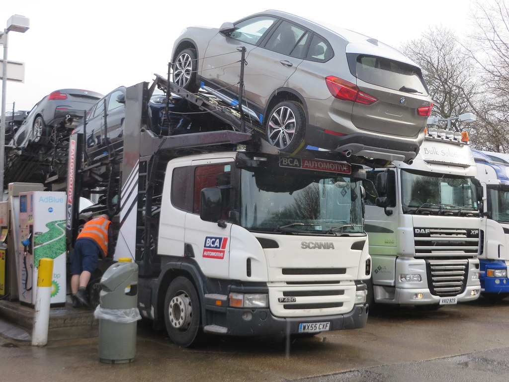 WX55CXF BCA Automotive Scania Car Transporter Chieveley Se… Graham