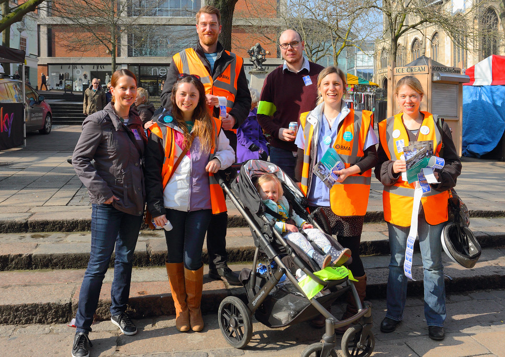 Junior Doctors campaigning at The Haymarket, Norwich High … Flickr