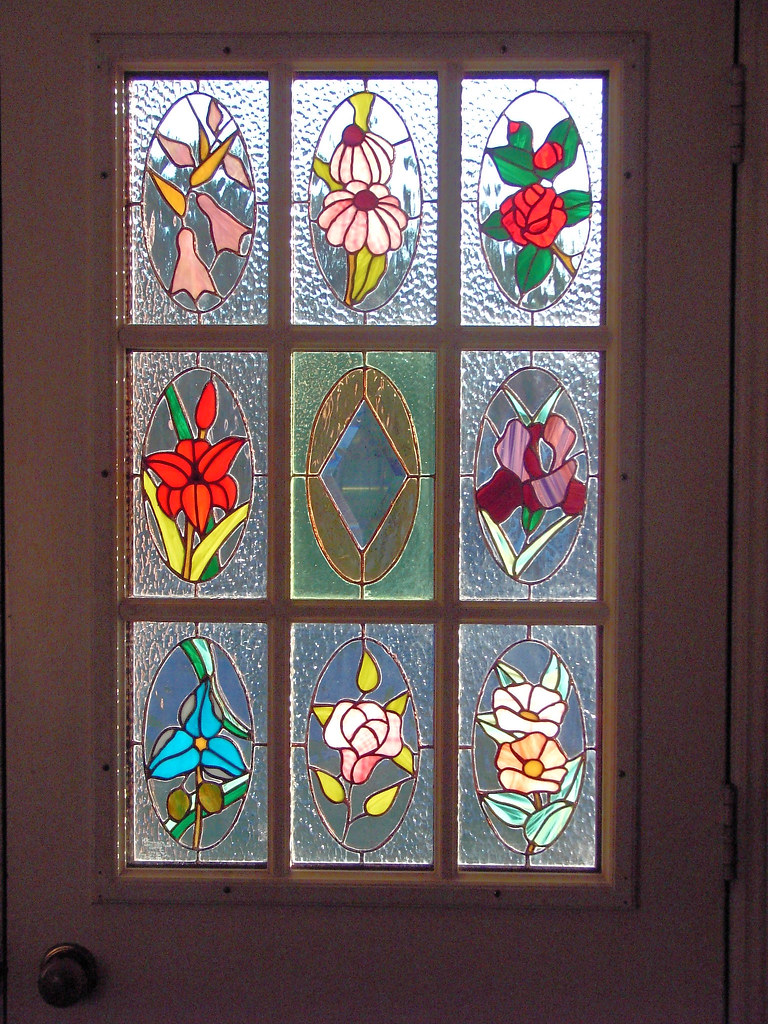 Stained Glass Door Panel Standard 2'W x 3'H Stained Glass … Flickr