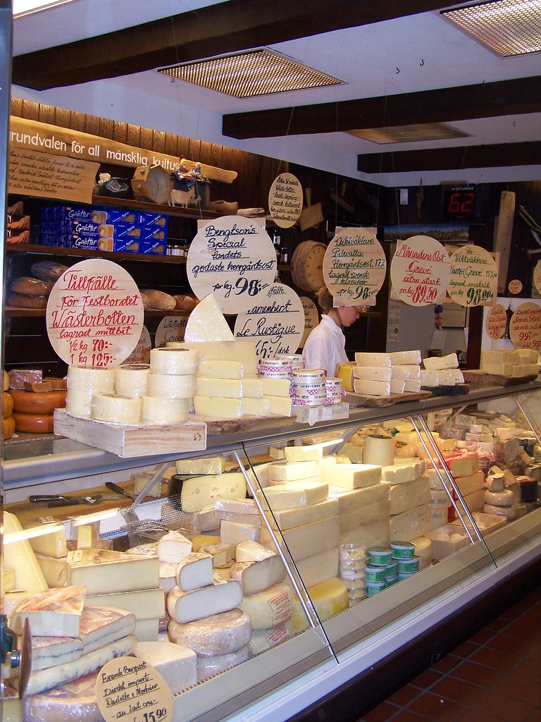 Bengston's Cheese Shop in Lund, Sweden Gordon
