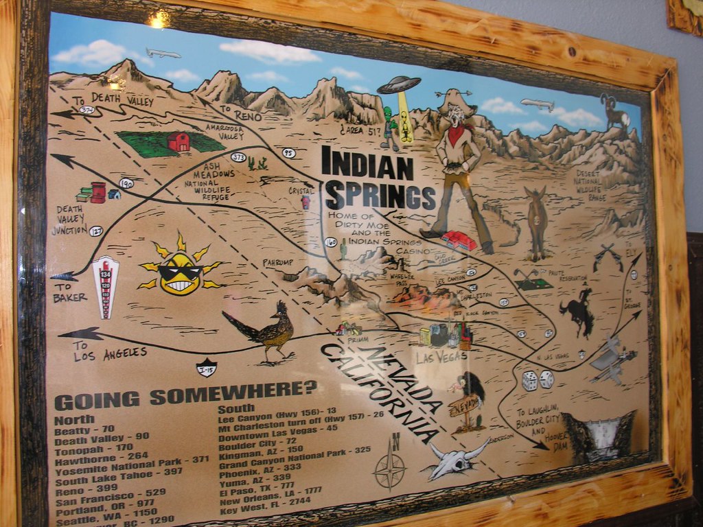 Map of Indian Springs Casino RR (toilet) stop Six of u… Flickr