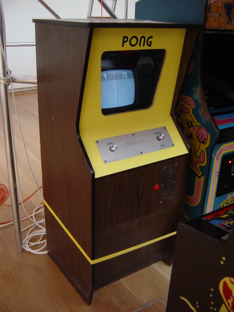 Meet Pong ! PONG, 1972 ATARI corp. said to be the first vi… Flickr