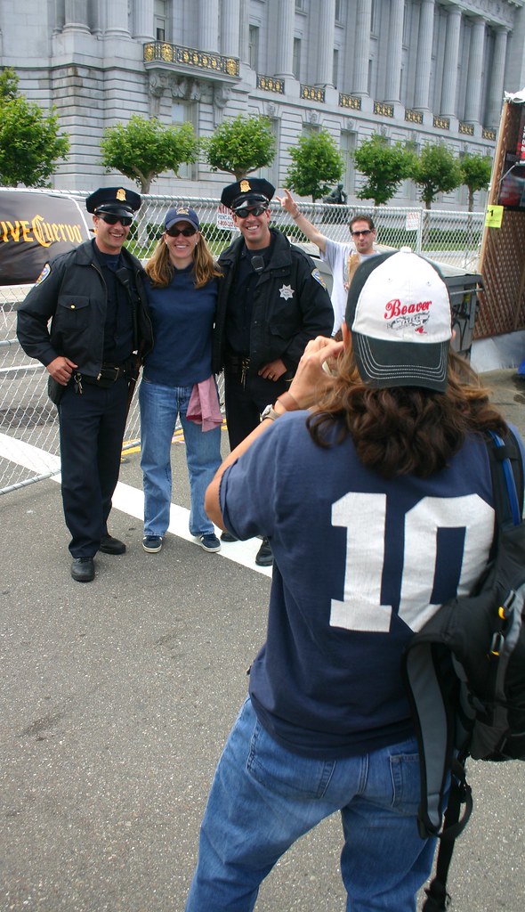 Policemen Yes, real cops. Beej Flickr