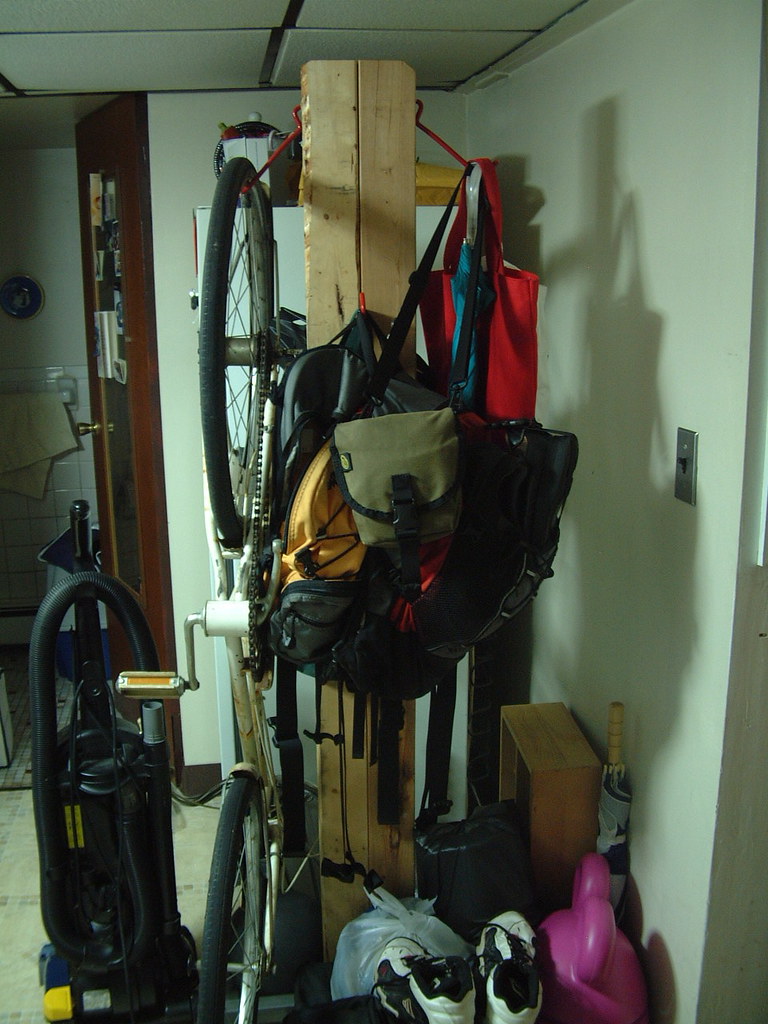Bike Racks Rule My father inlaw made us this bike rack, a… Flickr