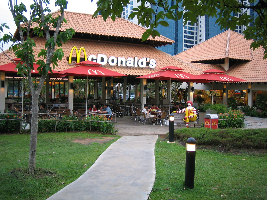 Lonely Ronald I'll sit with ya! Our Secret Garden Flickr