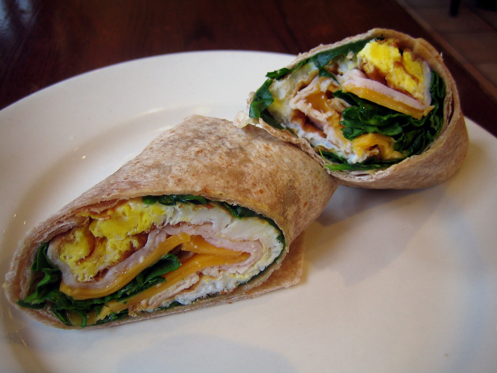 Breakfast wrap I've spent the better part of an hour tryin… Flickr
