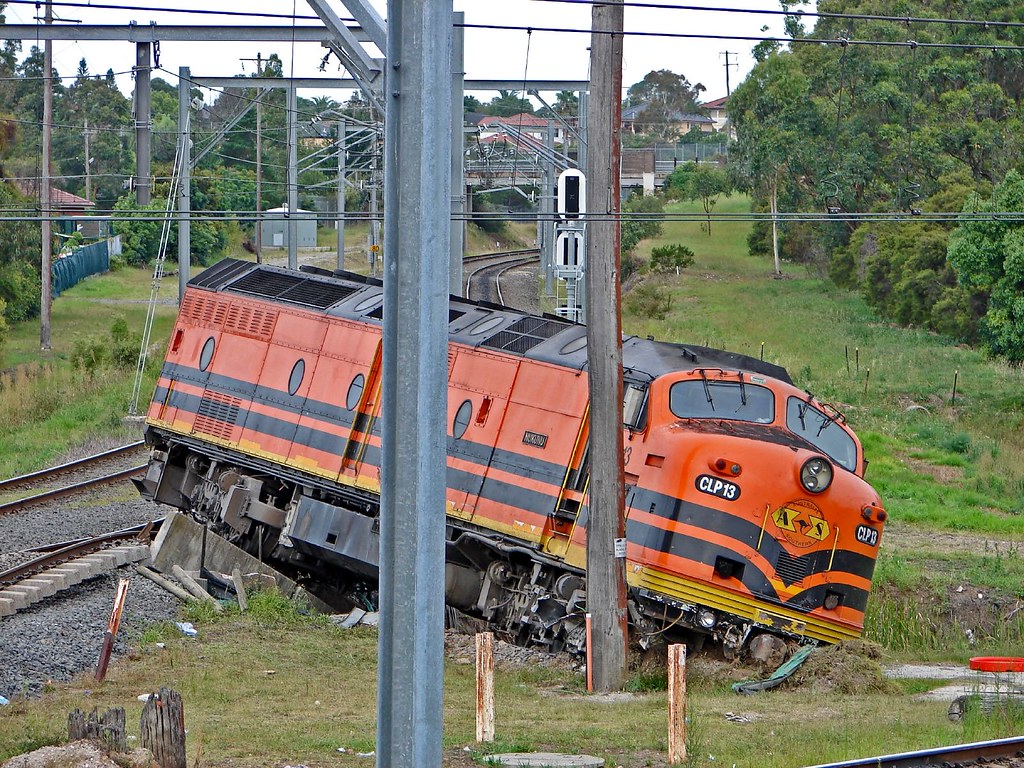 Off the Rails A goods train derailment occurred just down … Flickr