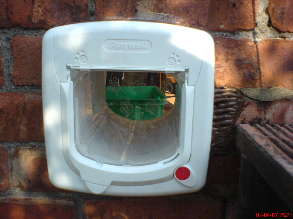 Cat Flap analysis, outside The outside is all sealed and… Flickr