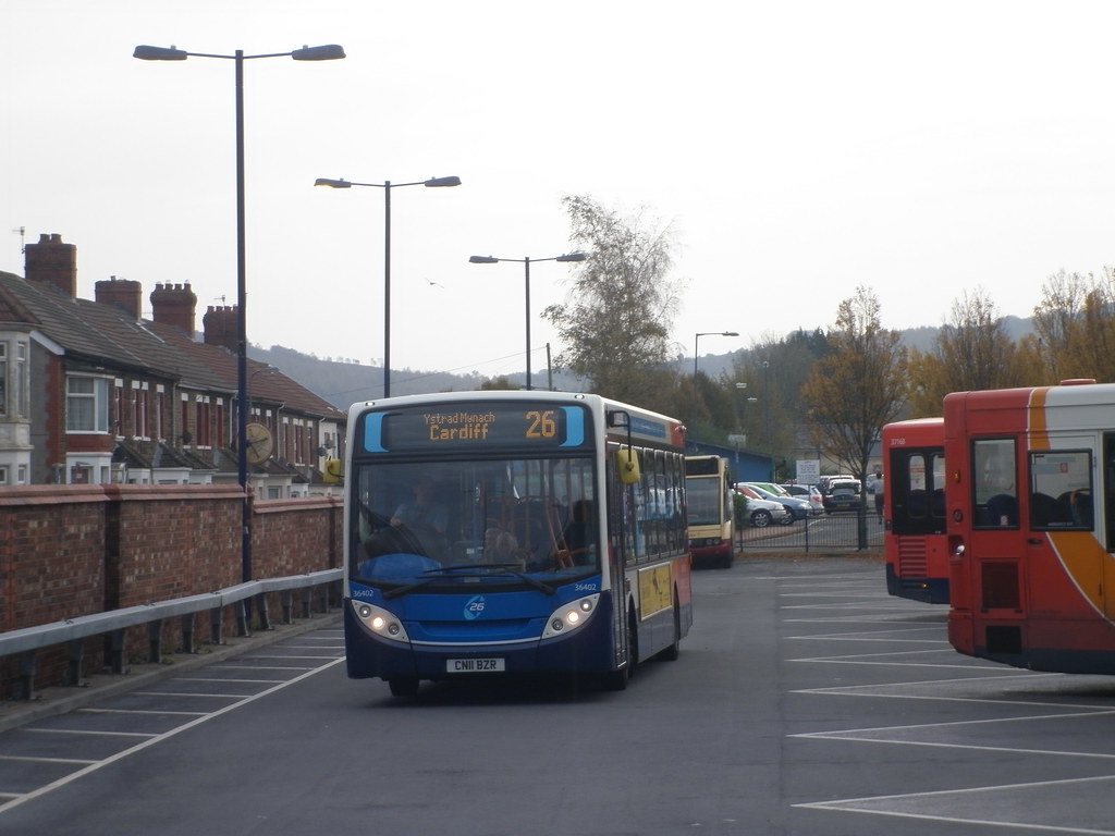 36402 CN11BZR Caerphilly bus station 31 October 2014… Flickr