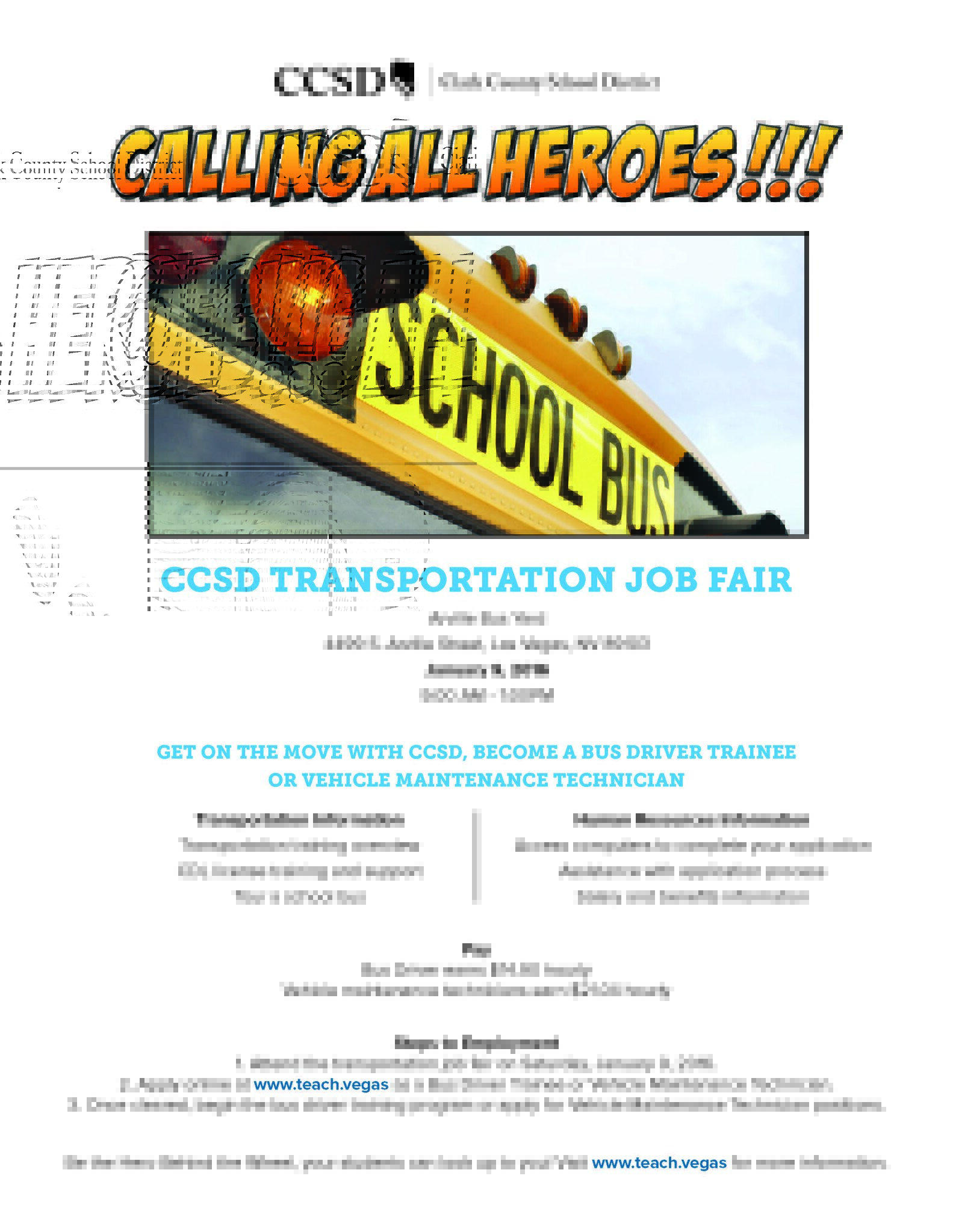 Ccsd Jobs Bus Driver