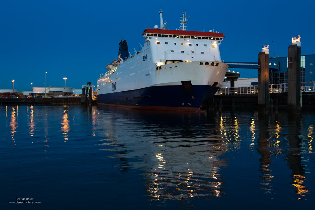 Pride of Bruges P&O Ferry on the Rotterdam Hull line dur… Flickr