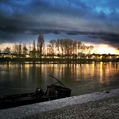Coucher de Soleil sur la Loire Loire soleil crépuscule