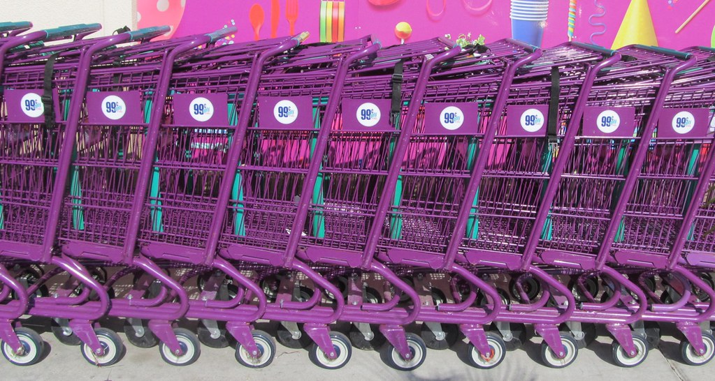 More 99¢ Only Store Shopping Carts Shopping carts outside … Flickr