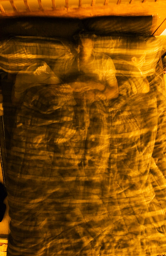 Toss & Turn rigged my camera to my ceiling for a class ass… Flickr