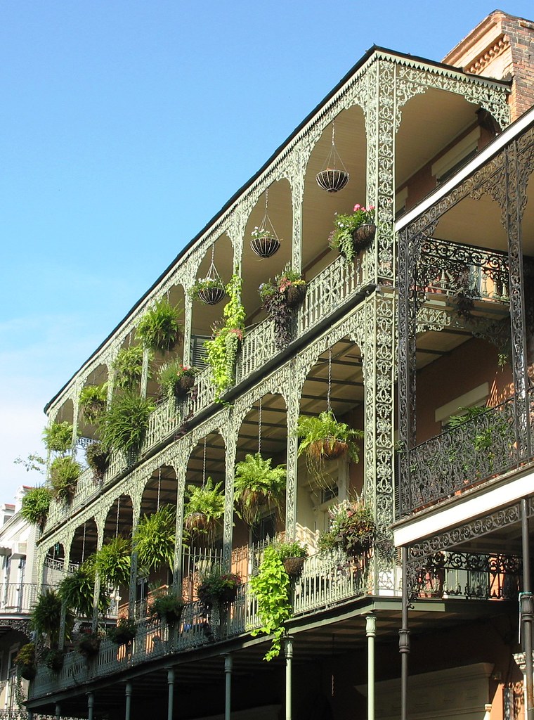 New Orleans house IMG_1567 House with plants on the balcon… Flickr
