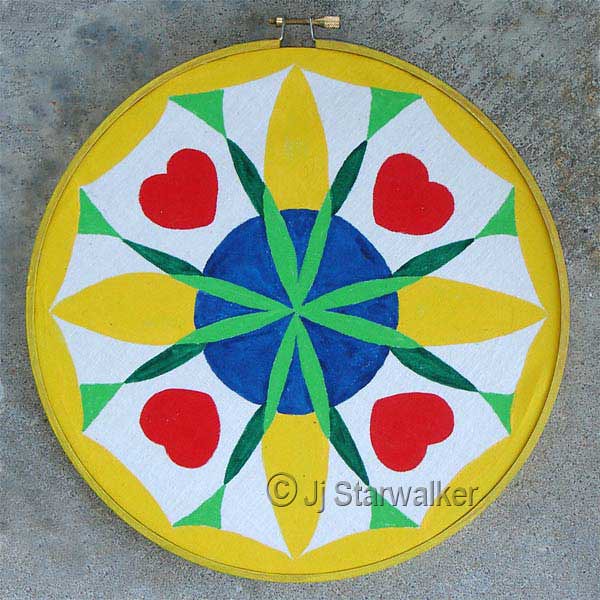 Pennsylvania Dutch Hex Sign Earth Blessing This modern Pe… Flickr