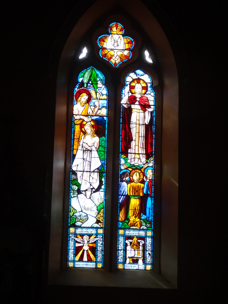 Stained glass windows in the Catholic Church whic… Flickr