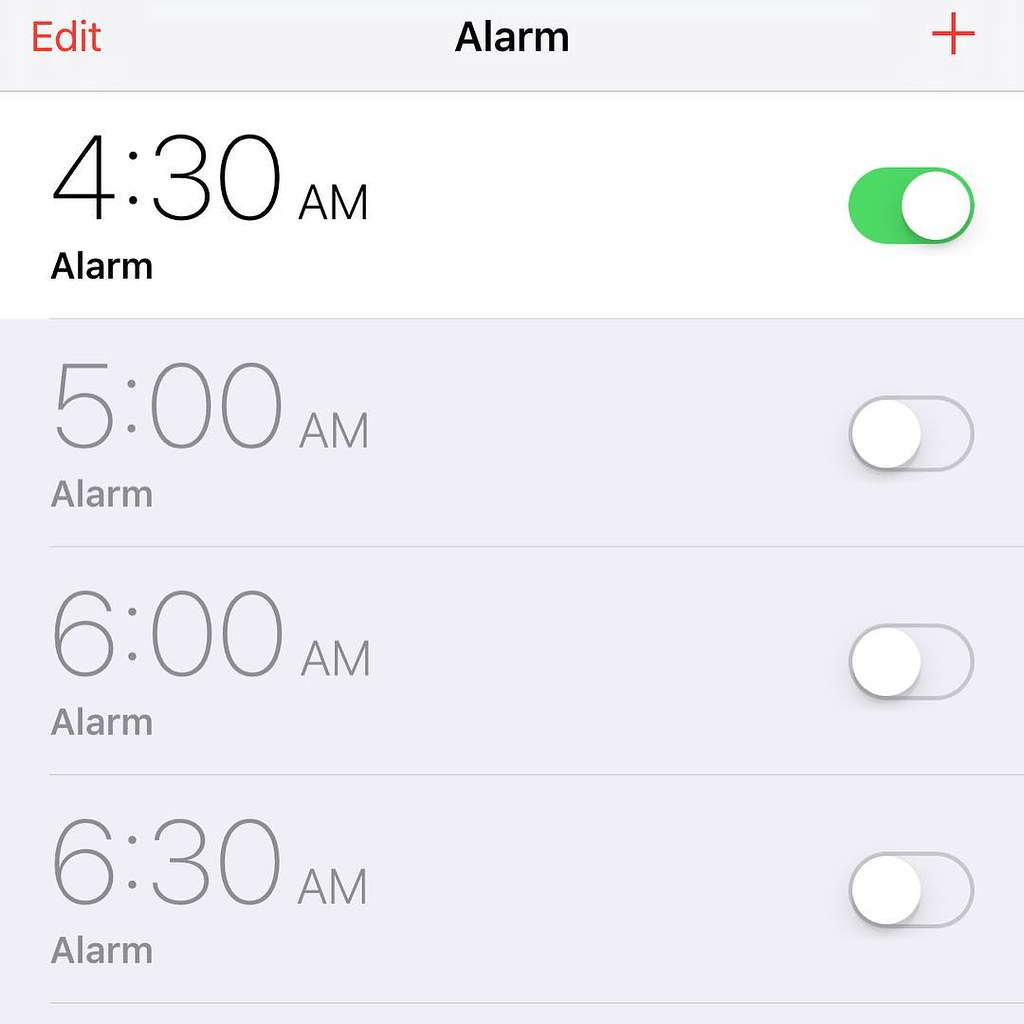 Tomorrows wake up time is earlier than usual. More shiny m… Flickr